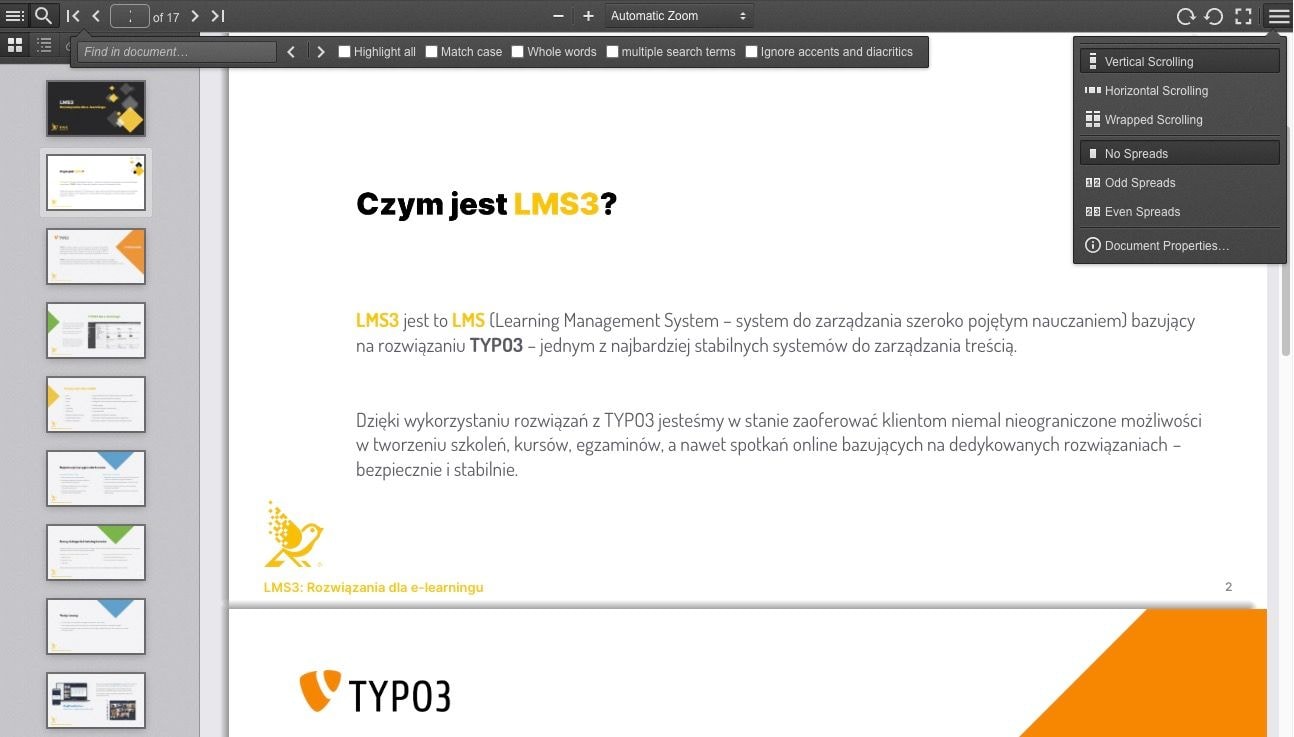 Przeglądarka plików PDF